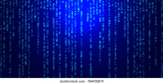 Software / Web Developer Programming Code. Vector Illustration.