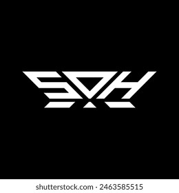 SOH letter logo vector design, SOH simple and modern logo. SOH luxurious alphabet design  