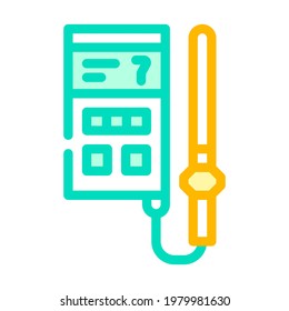 soil analyzer device color icon vector. soil analyzer device sign. isolated symbol illustration