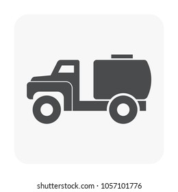 Soil compaction and equipment icon on white.