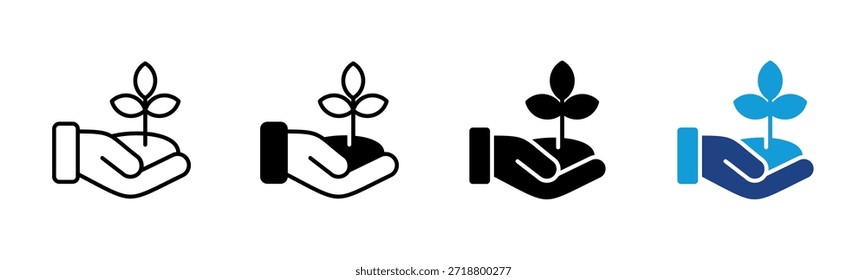 Soil Conditions icon set multiple style collection