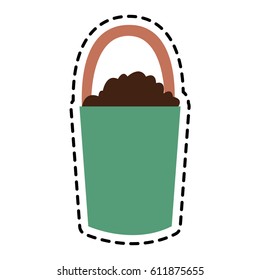 soil or dirt icon image 