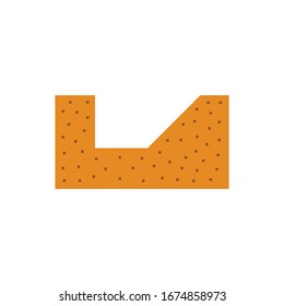 Vektorillustration-Icon-Design für Bodengrabungsloch.