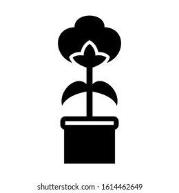 soil flower icon isolated sign symbol vector illustration - high quality black style vector icons
