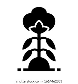 soil flower icon isolated sign symbol vector illustration - high quality black style vector icons
