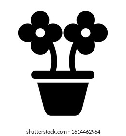 soil flower icon isolated sign symbol vector illustration - high quality black style vector icons
