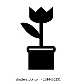 soil flower icon isolated sign symbol vector illustration - high quality black style vector icons
