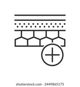 Soil Ground Add Icon - Geology icon