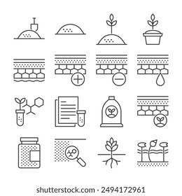 Soil Ground Icon - Geology icon