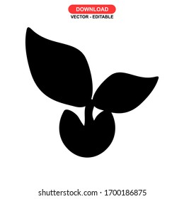 soil icon or logo isolated sign symbol vector illustration - high quality black style vector icons
