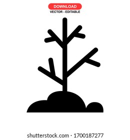 soil icon or logo isolated sign symbol vector illustration - high quality black style vector icons
