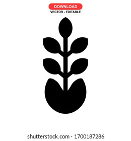 soil icon or logo isolated sign symbol vector illustration - high quality black style vector icons
