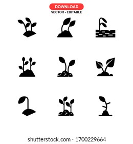 soil icon or logo isolated sign symbol vector illustration - Collection of high quality black style vector icons
