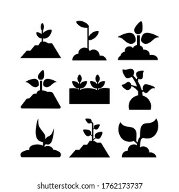 soil  icon or logo isolated sign symbol vector illustration - Collection of high quality black style vector icons

