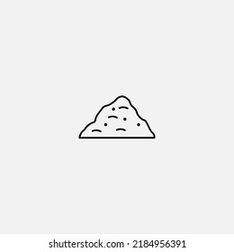 Soil icon sign vector,Symbol, logo illustration for web and mobile
