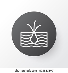 Soil Icon Symbol. Premium Quality Isolated Care Element In Trendy Style.