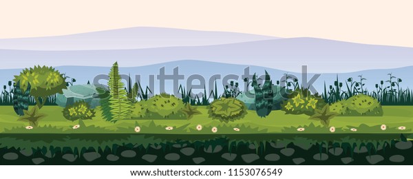 Soil Land Different Types Vegetation Grass Stock Vector (Royalty Free ...