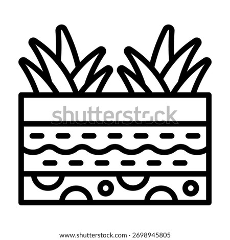 Soil Layers Icon Element For Design And Vector