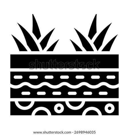 Soil Layers Icon Element For Design And Vector