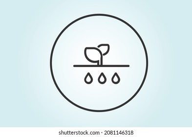 Soil moisture sensor icon vector design
