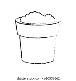 soil in pot icon image 