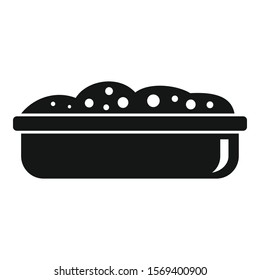 Soil pot icon. Simple illustration of soil pot vector icon for web design isolated on white background