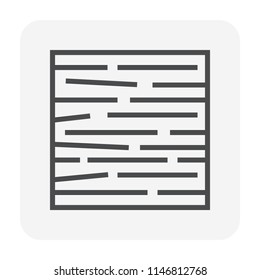 Soil structure icon, 64x64 perfect pixel and editable stroke.