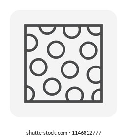 Soil structure icon, 64x64 perfect pixel and editable stroke.