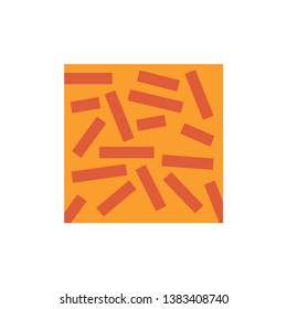 Soil structure icon design on white.