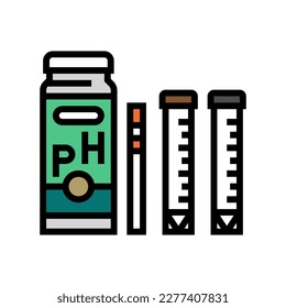 soil test kit garden tool color icon vector. soil test kit garden tool sign. isolated symbol illustration