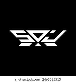 Diseño de Vector de logotipo de letra SOJ, logotipo simple y moderno SOJ. Diseño de alfabeto de lujo SOJ  