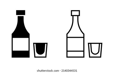 Soju, Beer, Sake, Alcohol drink Icon