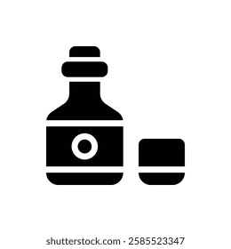 Soju Glyph Icon. Soju Icon