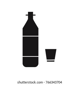soju icon flat black