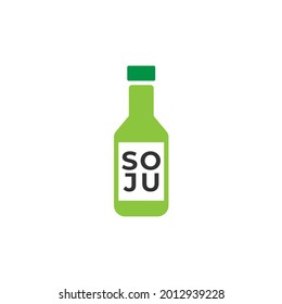 Soju icon on white background. Perfect use for web, pattern, design, icon, ui, ux, etc.