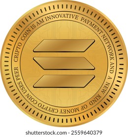 solana-sol cryptocurrency images on abstract background. 3d illustrations.