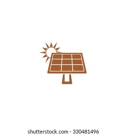 Solar battery icon.