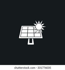 Solar battery icon.