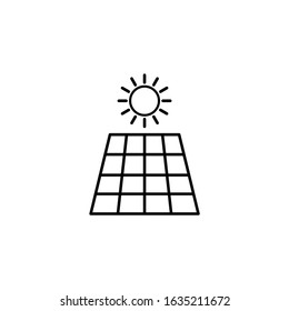 solar battery icon black vector Solar panel