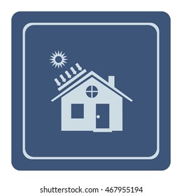 solar battery icon, vector design