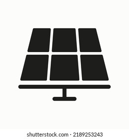 Solar battery line icon. Green energy, electricity, power station, clean environment, renewable sources, care about nature, eco, plant, sunlight. Ecology concept. Vector line icon for Advertising.