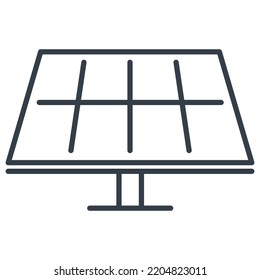 Solar battery vector isolated icon, alternative energy source and environmental conservation concept.