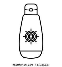solar blocker bottle summer product