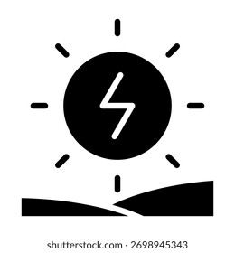 Elemento solar del icono del libro para el diseño y el Vector