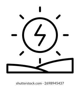 Elemento solar del icono del libro para el diseño y el Vector