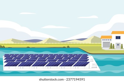 energía solar, energía solar flotante