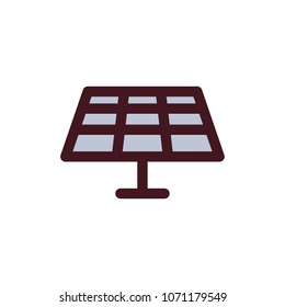 solar cell icon vector