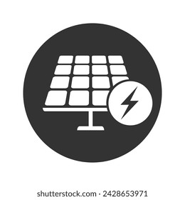 Solar cell logo and icon. Power and Energy saving concept. Vector collection set. Sign and Symbol theme