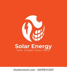Solar Cell Logo Vector Images