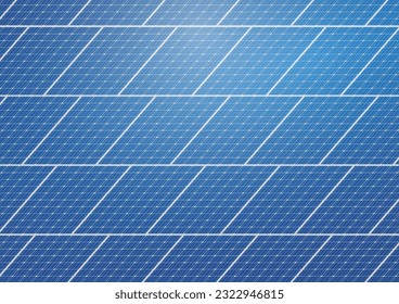 Solar Cell. Solar Panel on Roof. Renewable Energy Sources. Clean and Green Energy.